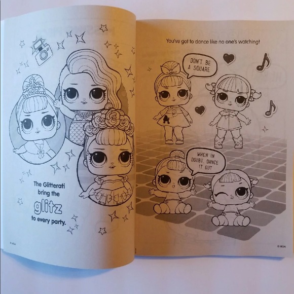 LOL SURPRISE DOLLS GIGANTIC COLORING ACTIVITY BOOK - Picture 2 of 8